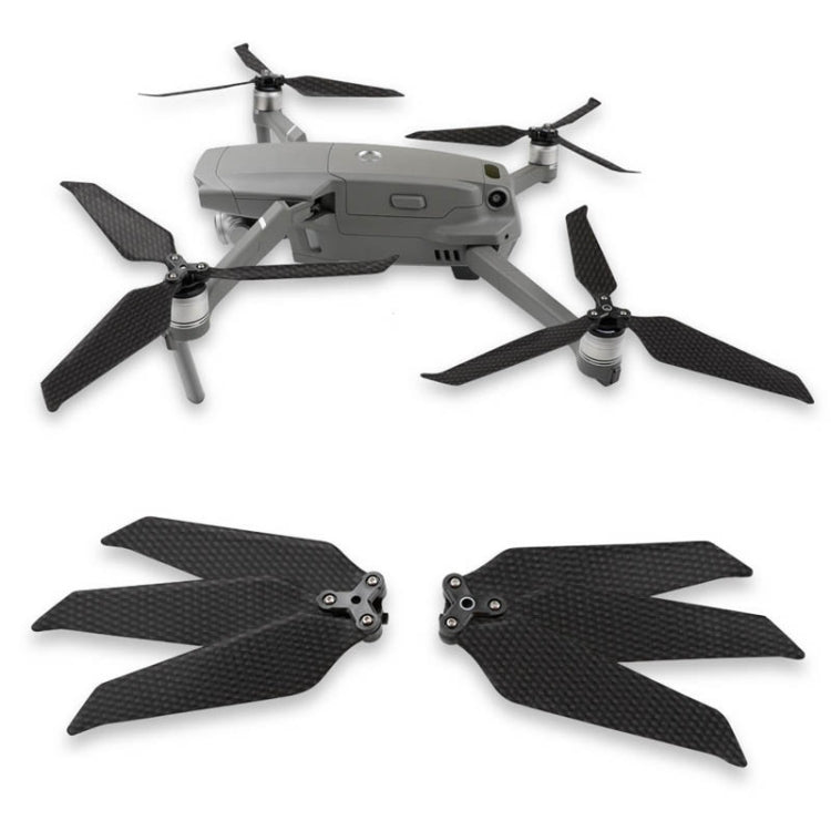 For DJI Mavic 2 Pro / Zoom 8743F Carbon Fiber Three-blade Propeller, 1pair, 2pairs For DJI Mavic 2 Pro / Zoom 8743F Carbon Fiber Three-blade Propeller, 1pair, 2pairs